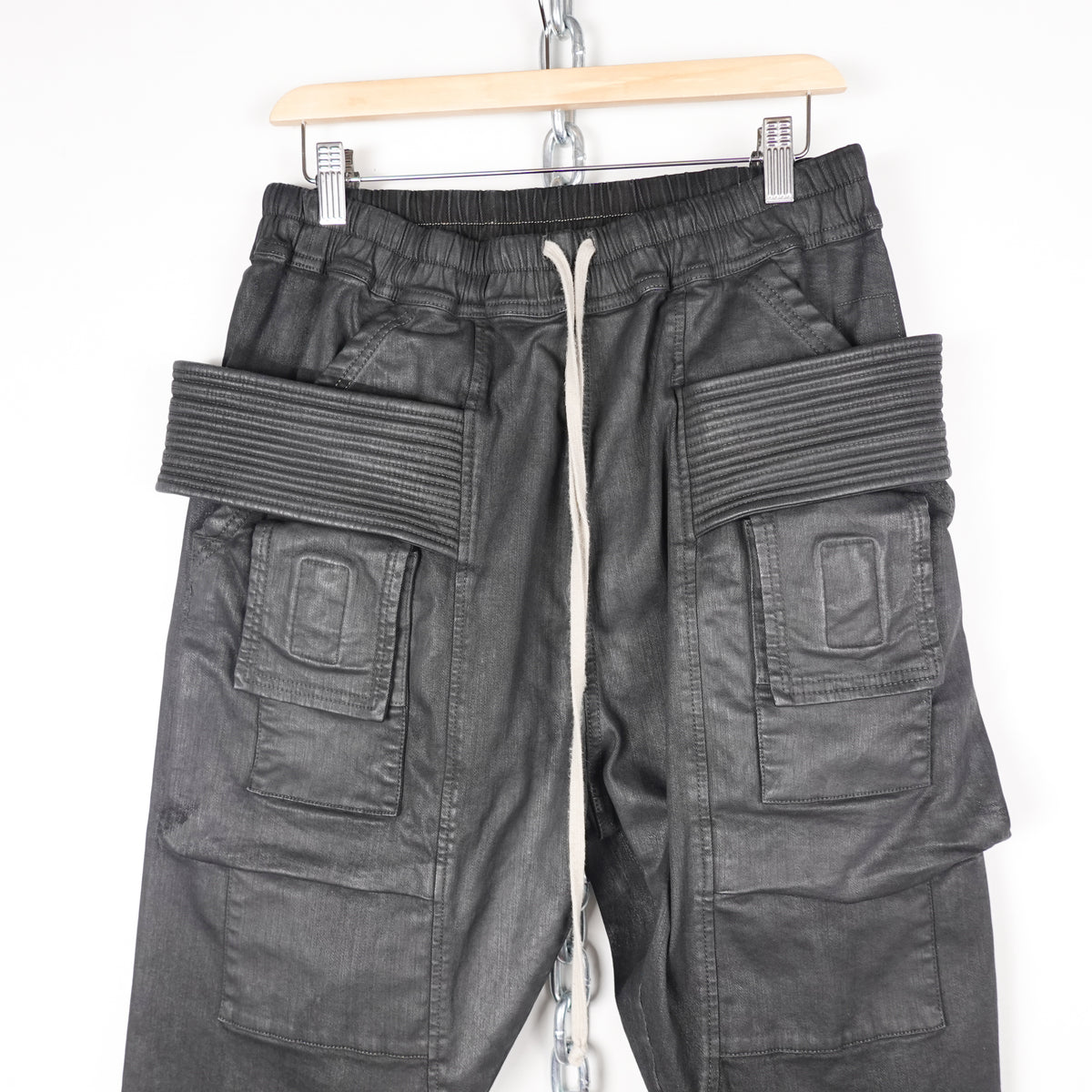 Rick Owens DRKSHDW Waxed Creatch Pant - Size L