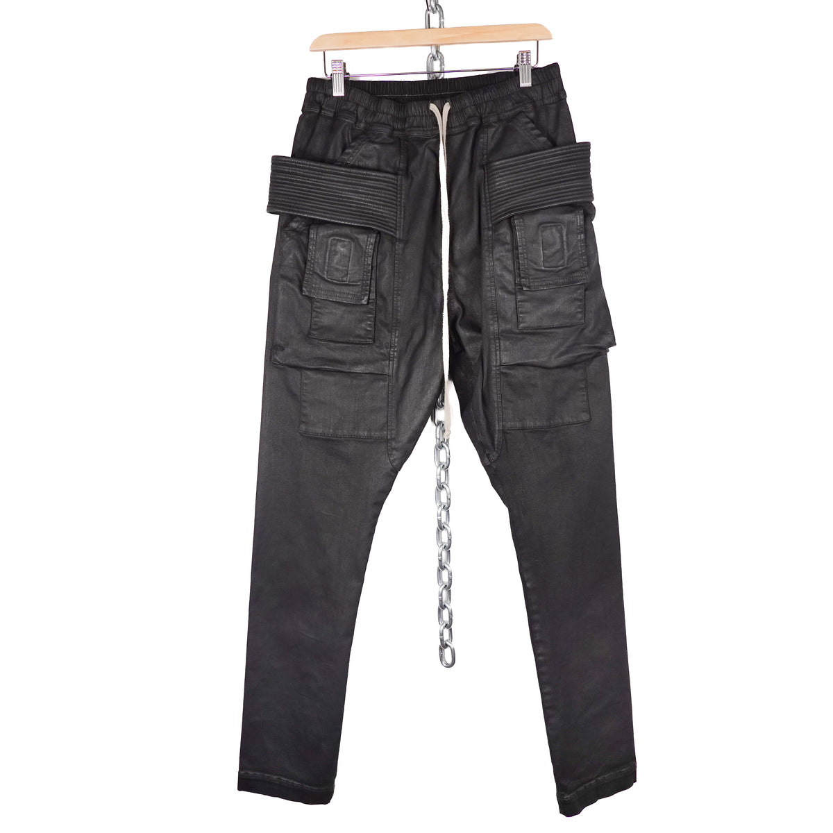 Rick Owens DRKSHDW Waxed Creatch Pant - Size L