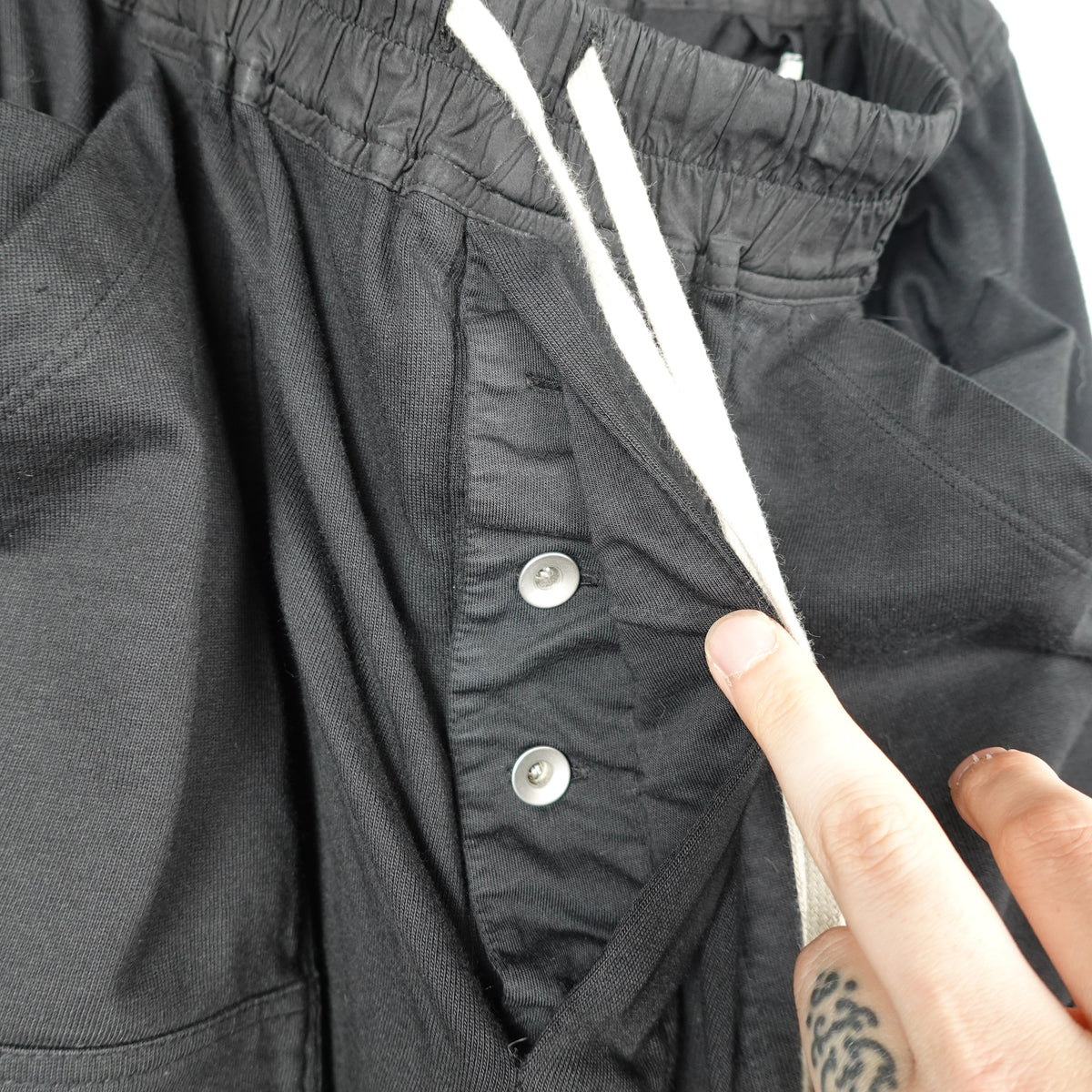 Rick Owens DRKSHDW Classic Cargo Drawstring Pants - Size M