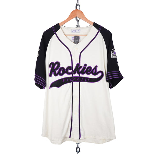 1990s Colorado Rockies Starter Jersey - Size L