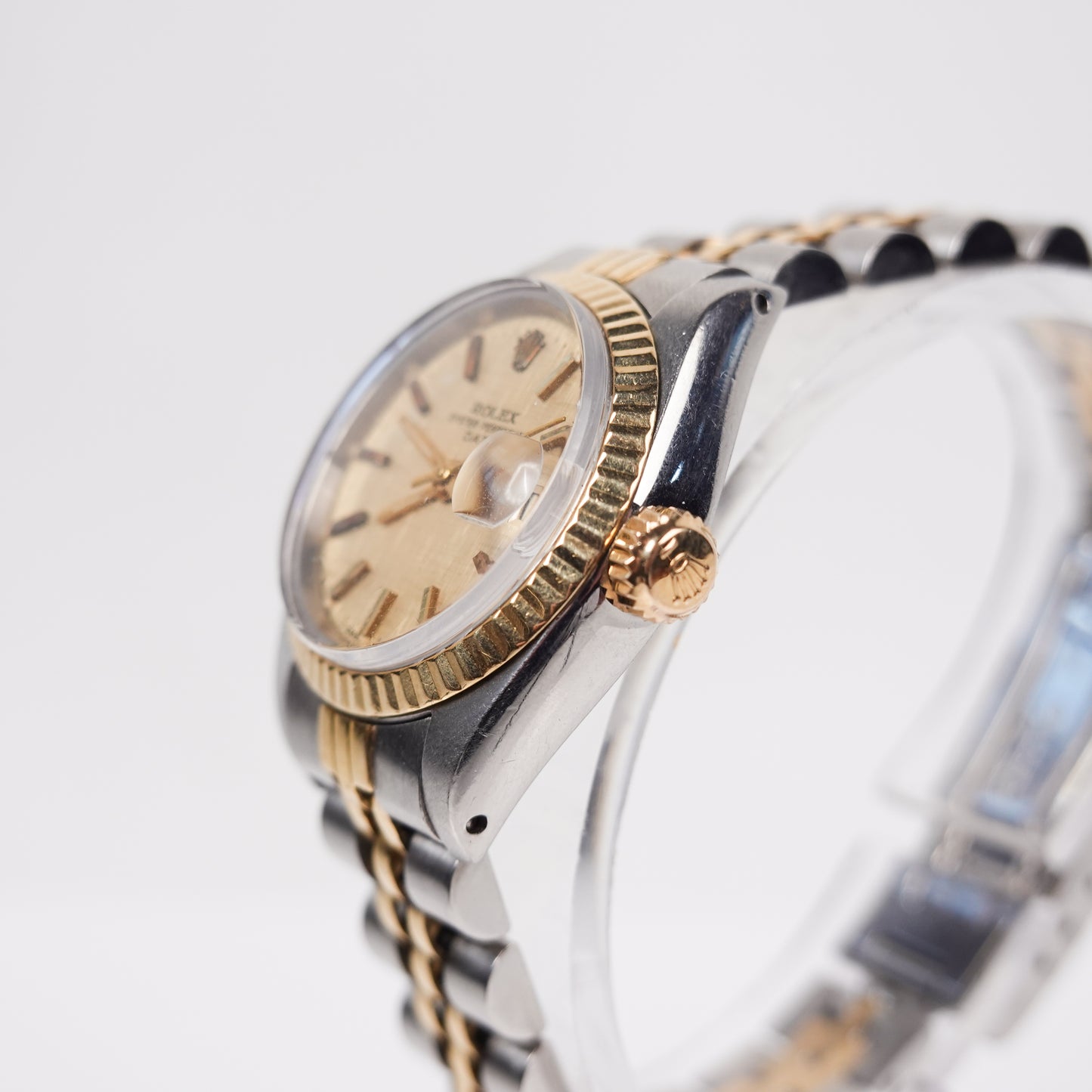 Rolex Ladies Yellow Gold & Steel Oyster Perpetual Date Watch Ref. 6917