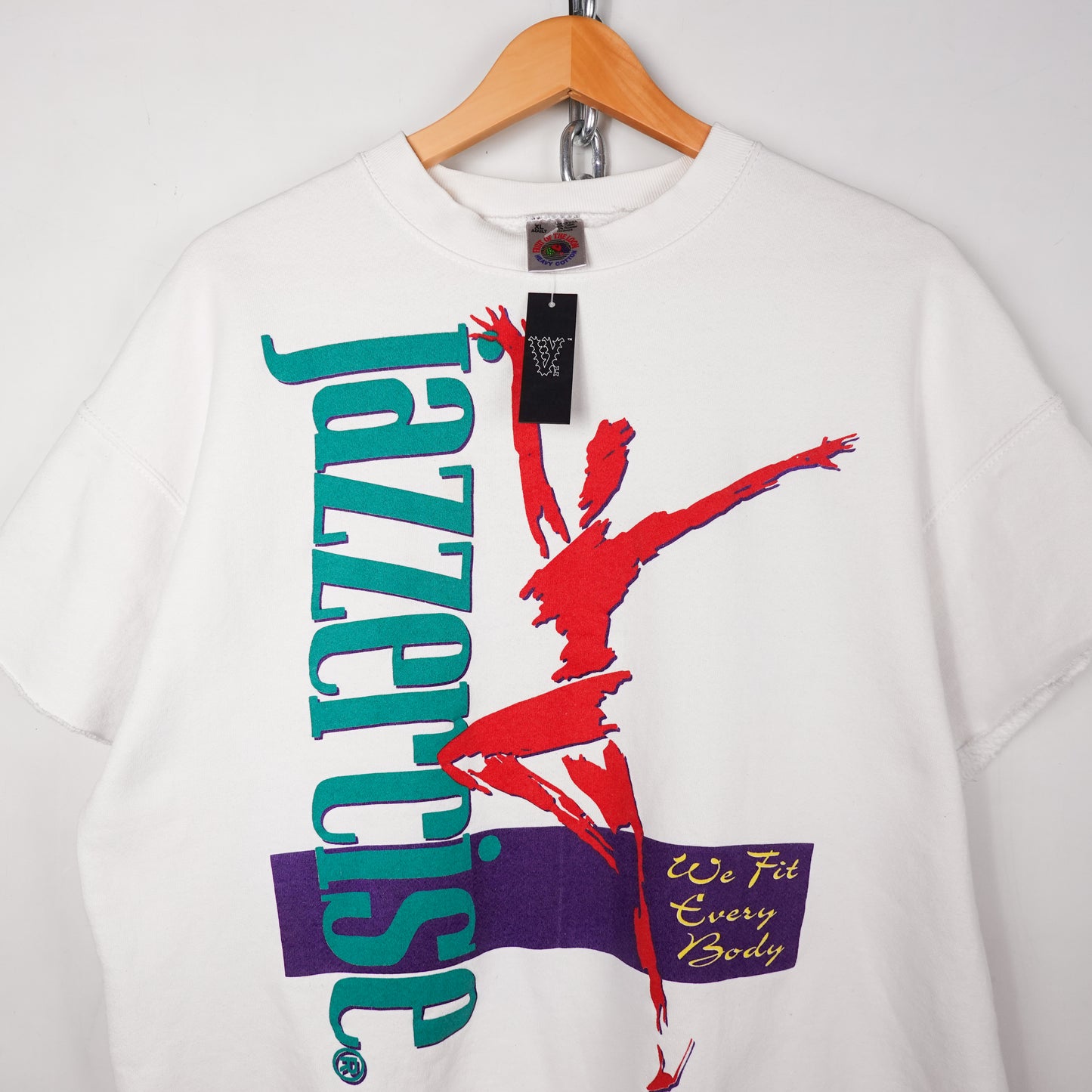 Vintage Jazzercise Chopped Crewneck - Size XL