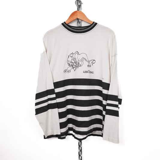 Vintage Lion King Scar Stripped L/S - Size XL