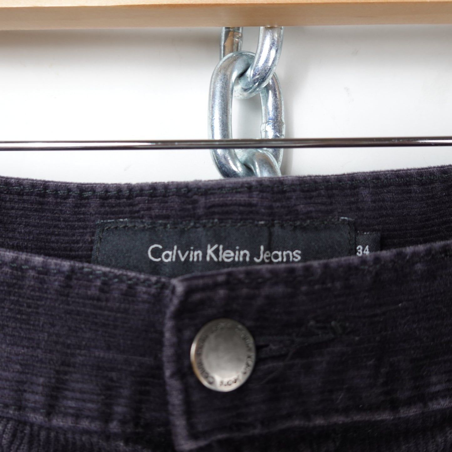 Calvin Klein Black Corduroy Pants - Size 32