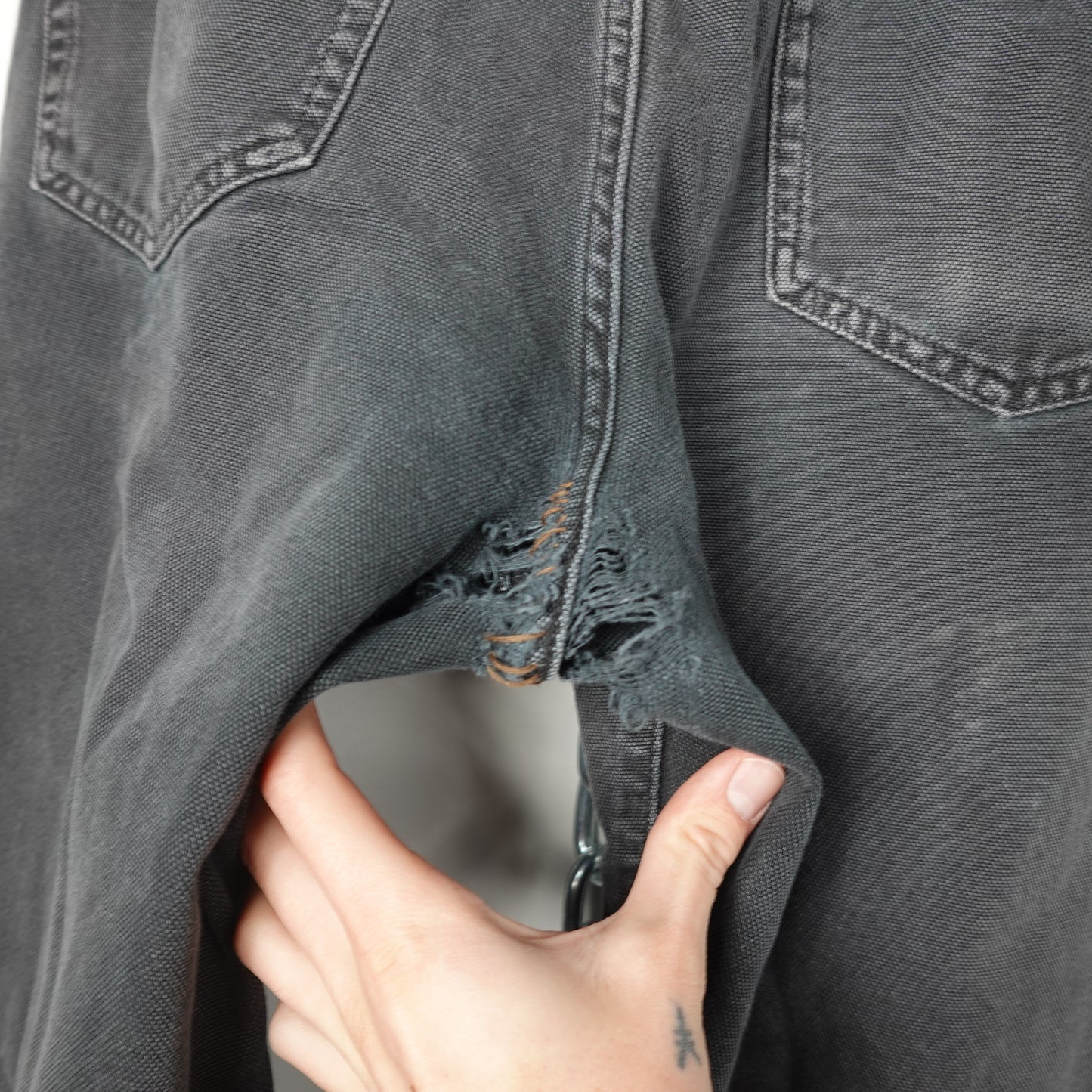 Stussy Classic Faded Black Jeans - Size 32