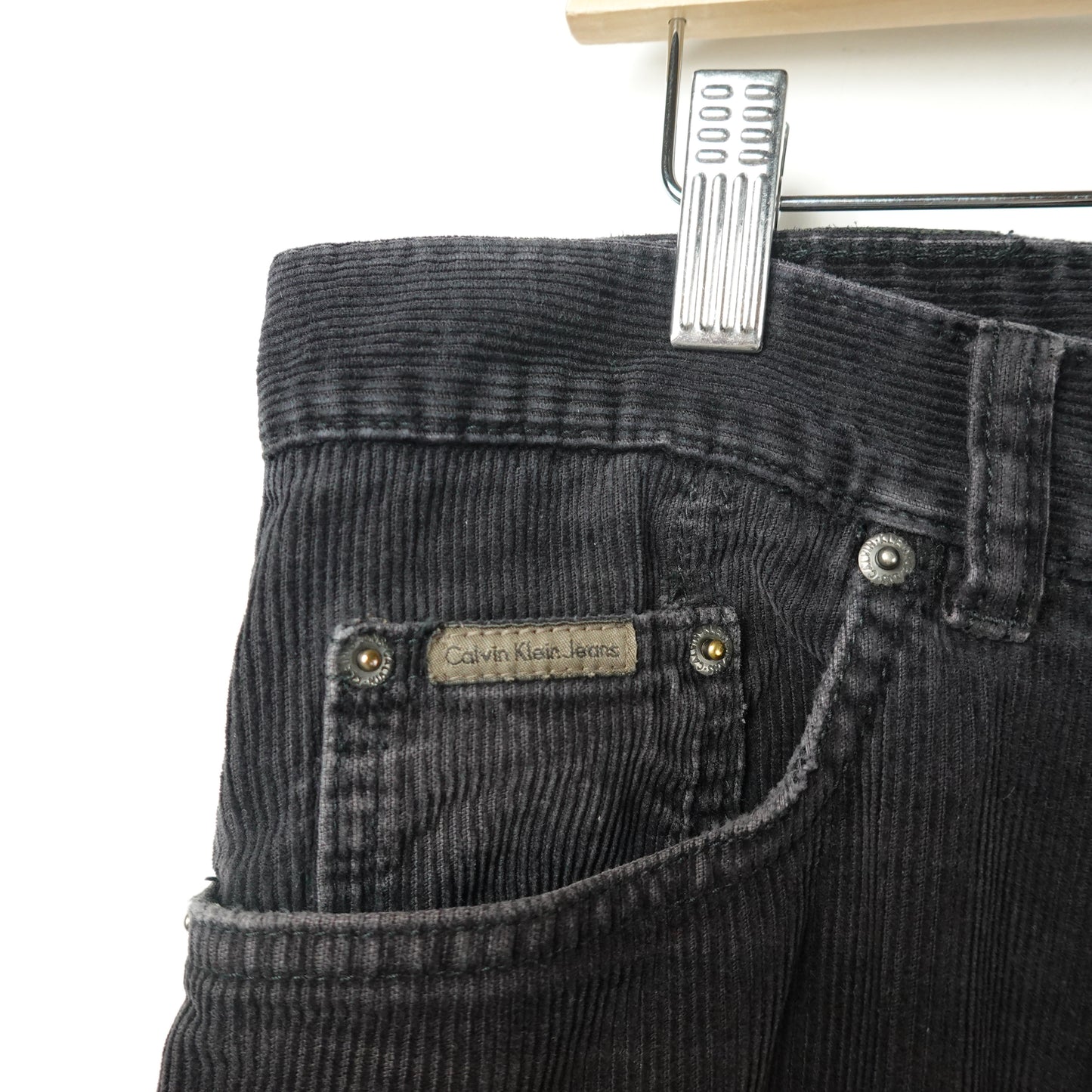 Calvin Klein Black Corduroy Pants - Size 32
