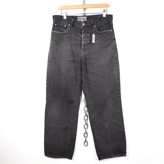 Stussy Classic Faded Black Jeans - Size 32
