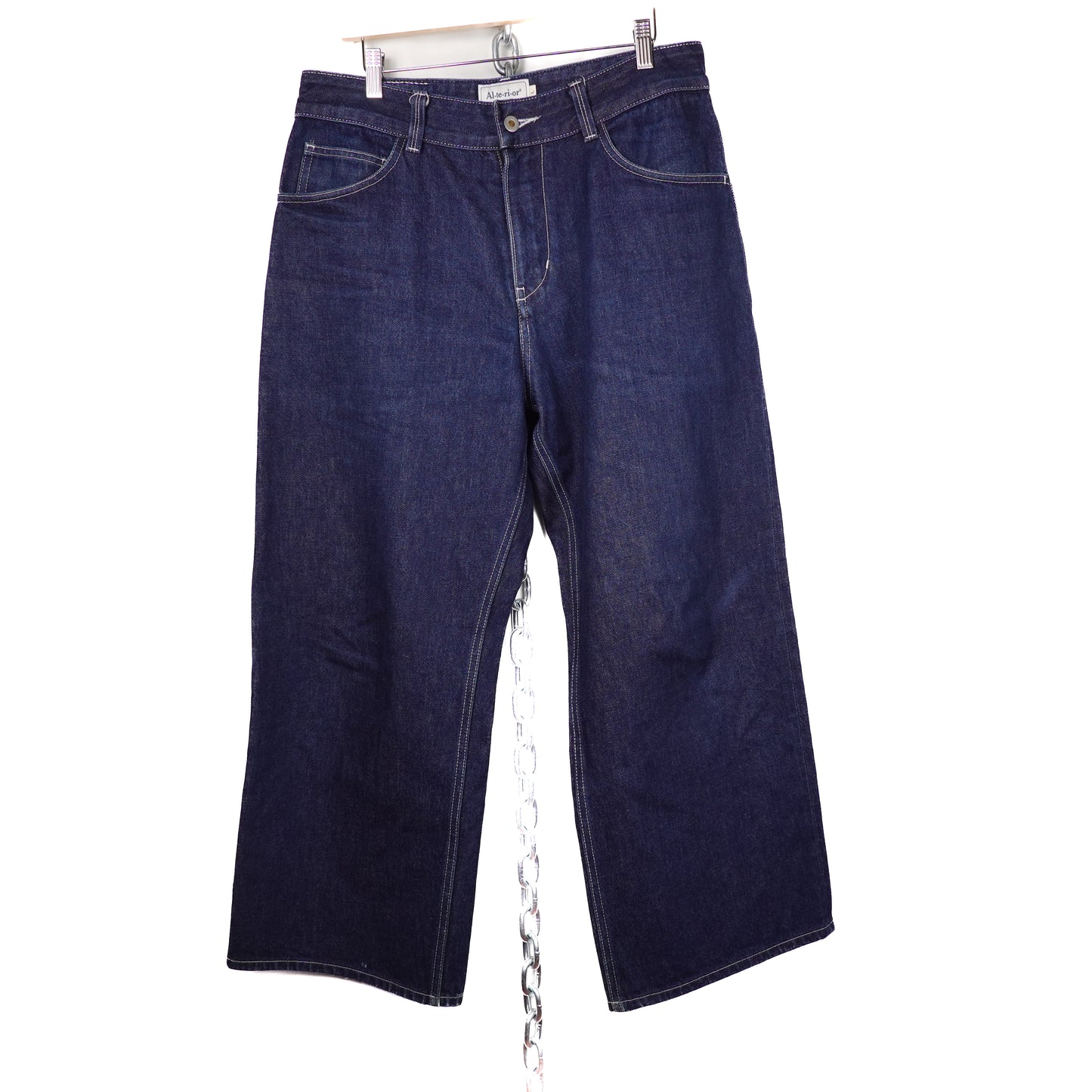 Alterior Wide Denim Trouser - Size L