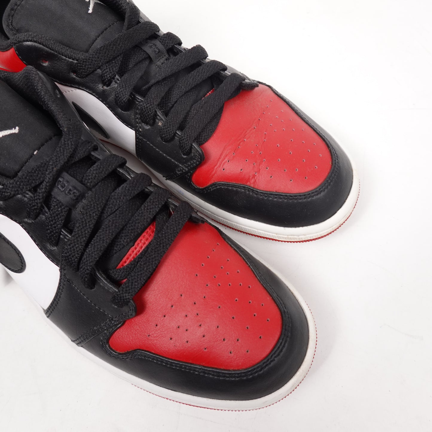 Jordan 1 Bred Toe Low - Size 10.5