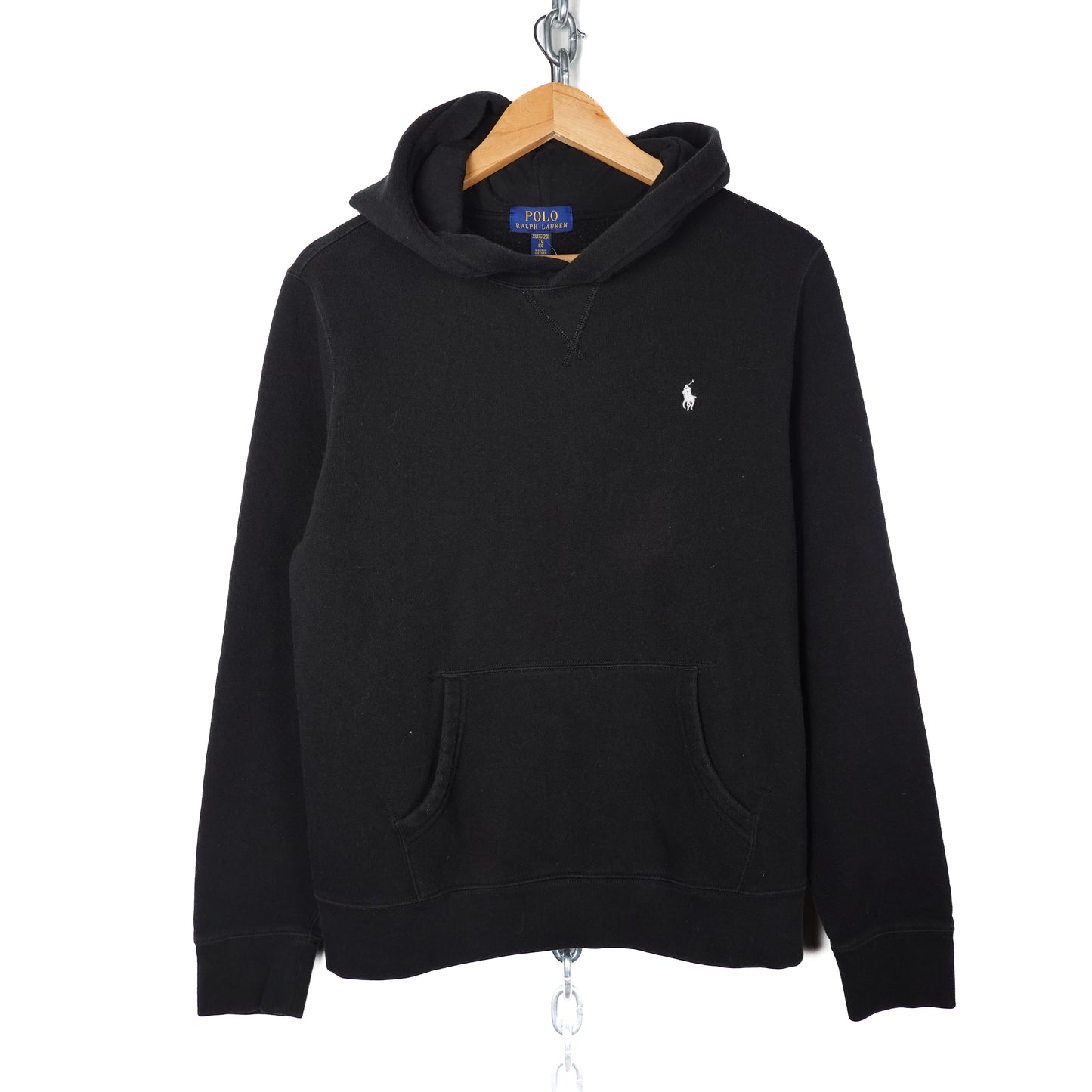 Polo RL Black Hoodie - Size S