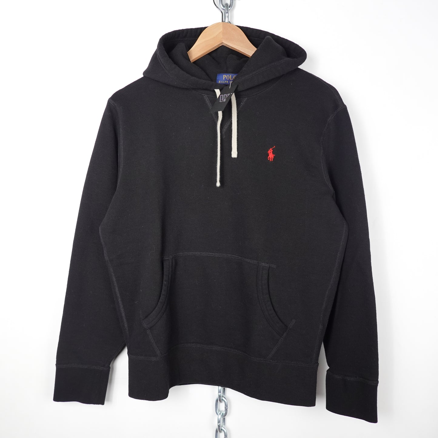 Polo RL Black Hoodie - Size S