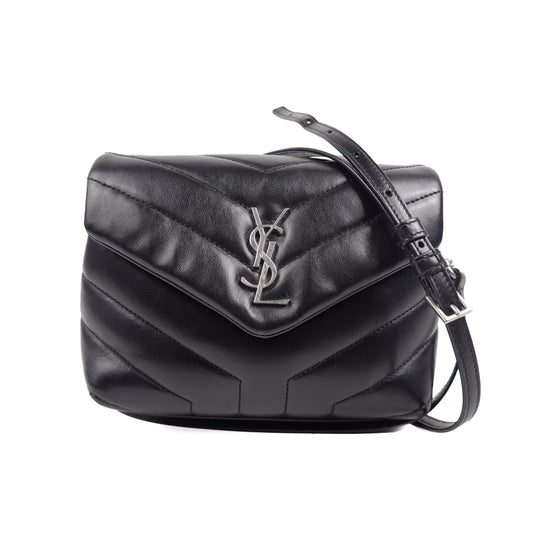 Saint Laurent Toy Loulou Calfskin Crossbody Bag