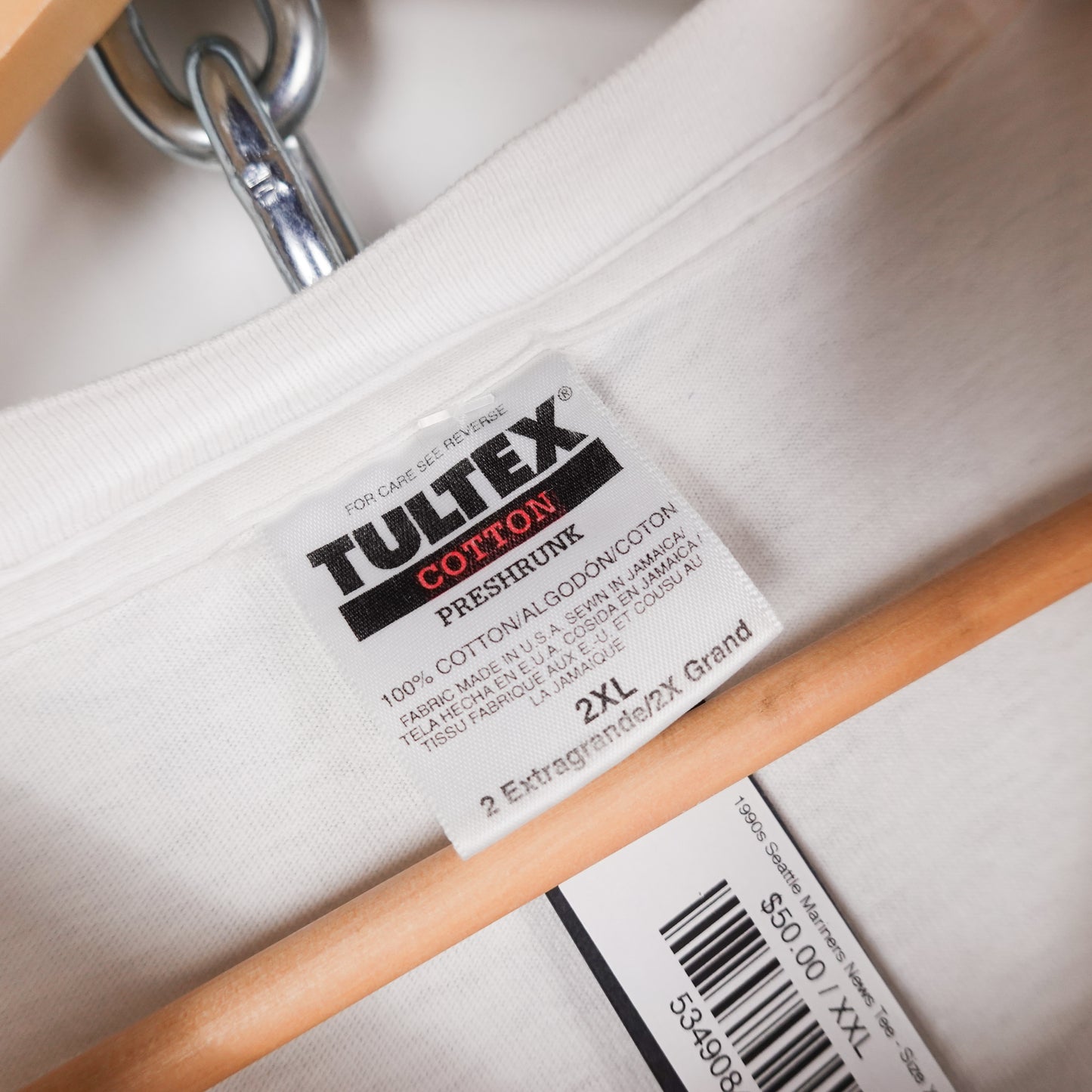 1990s Seattle Mariners News Tee - Size XXL