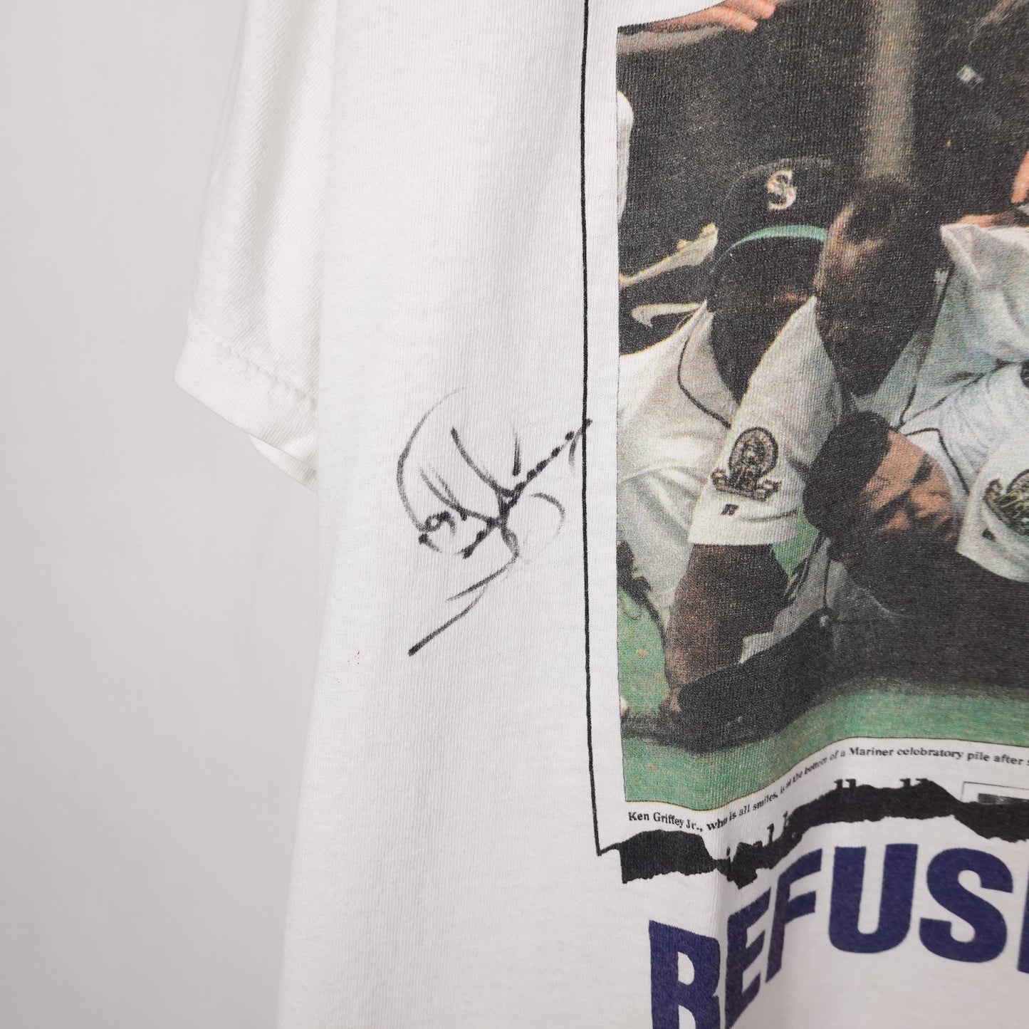 1990s Seattle Mariners News Tee - Size XXL