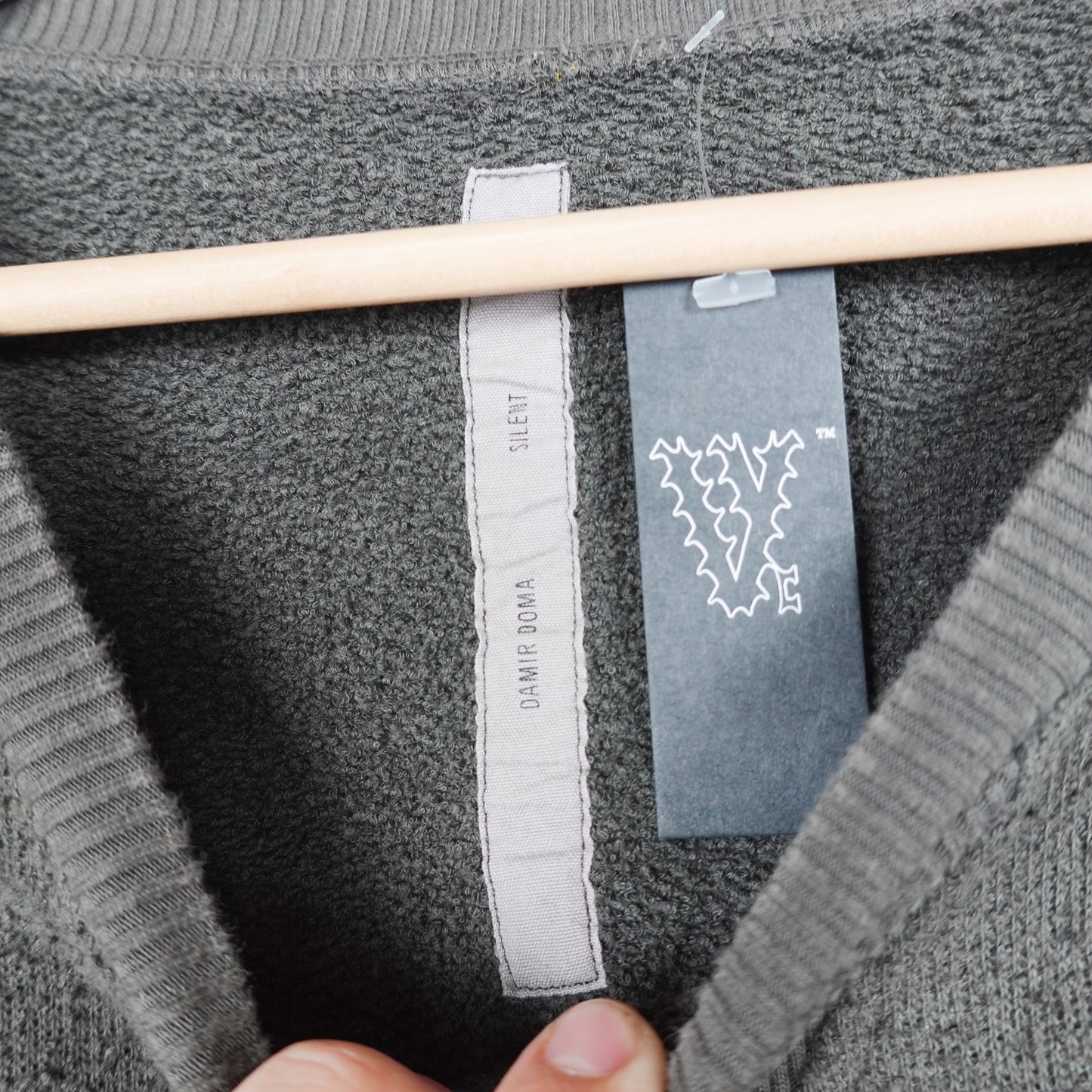 Silent By Damir Doma Textured Crewneck - Size XL