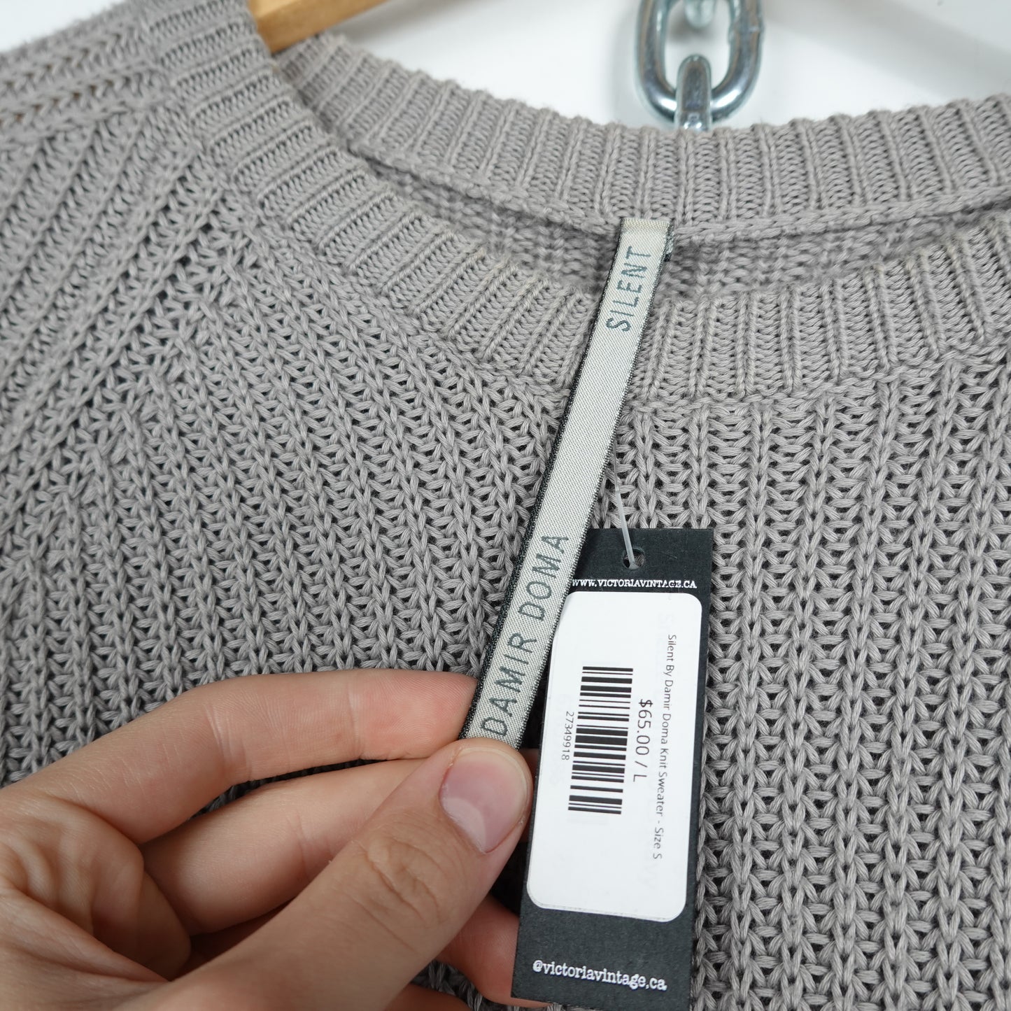 Silent By Damir Doma Oversized Knit Sweater - Size S