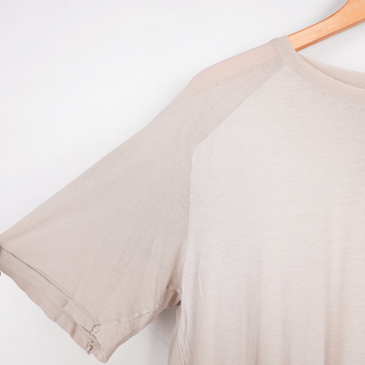Silent By Damir Doma Off White Distressed Tee - Size L