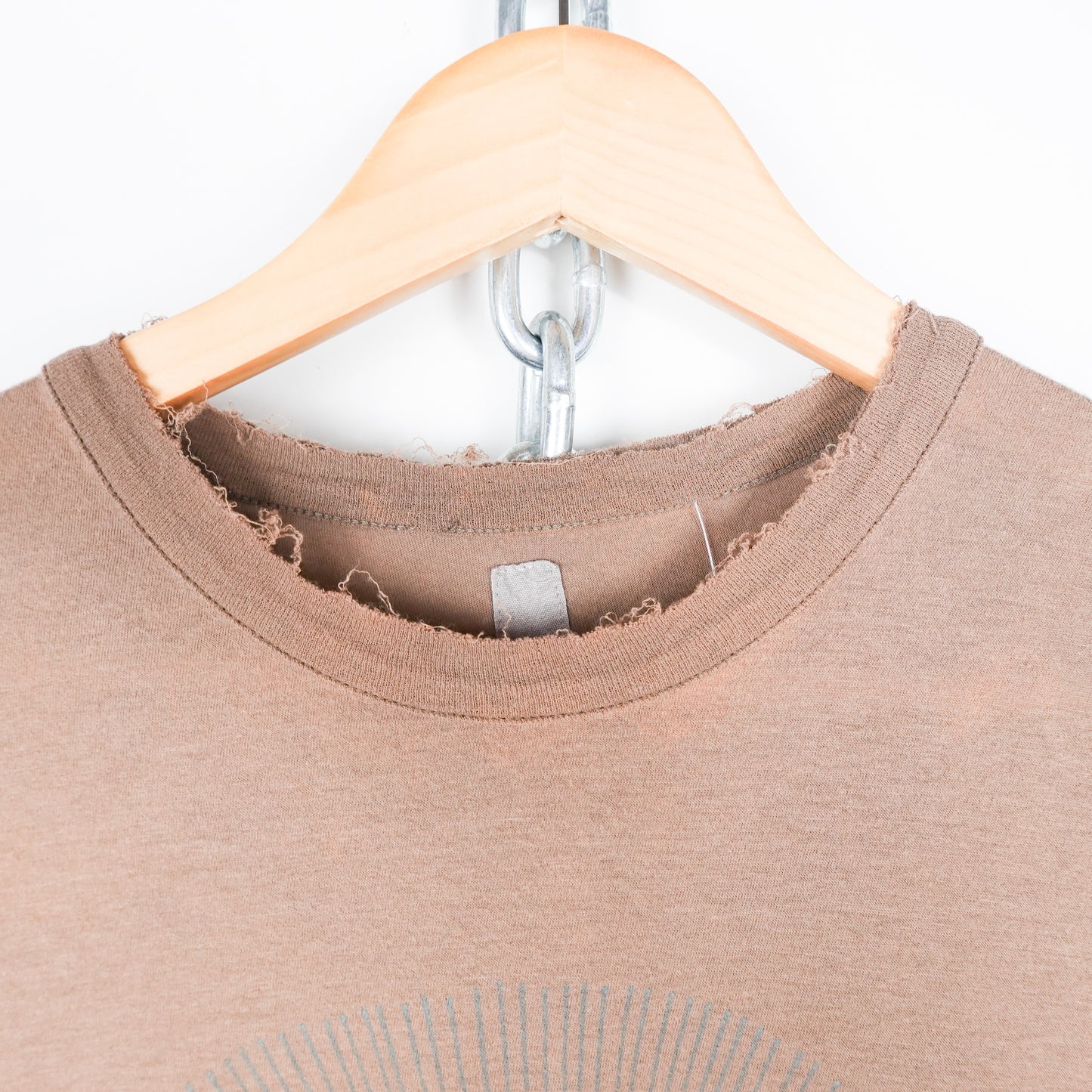 Silent By Damir Doma Brown Distressed Tee - Size M
