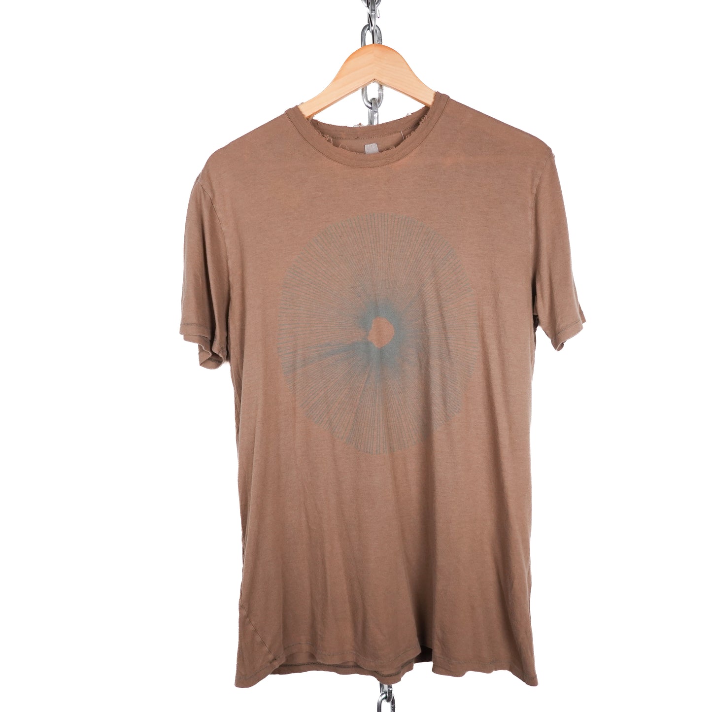 Silent By Damir Doma Brown Distressed Tee - Size M