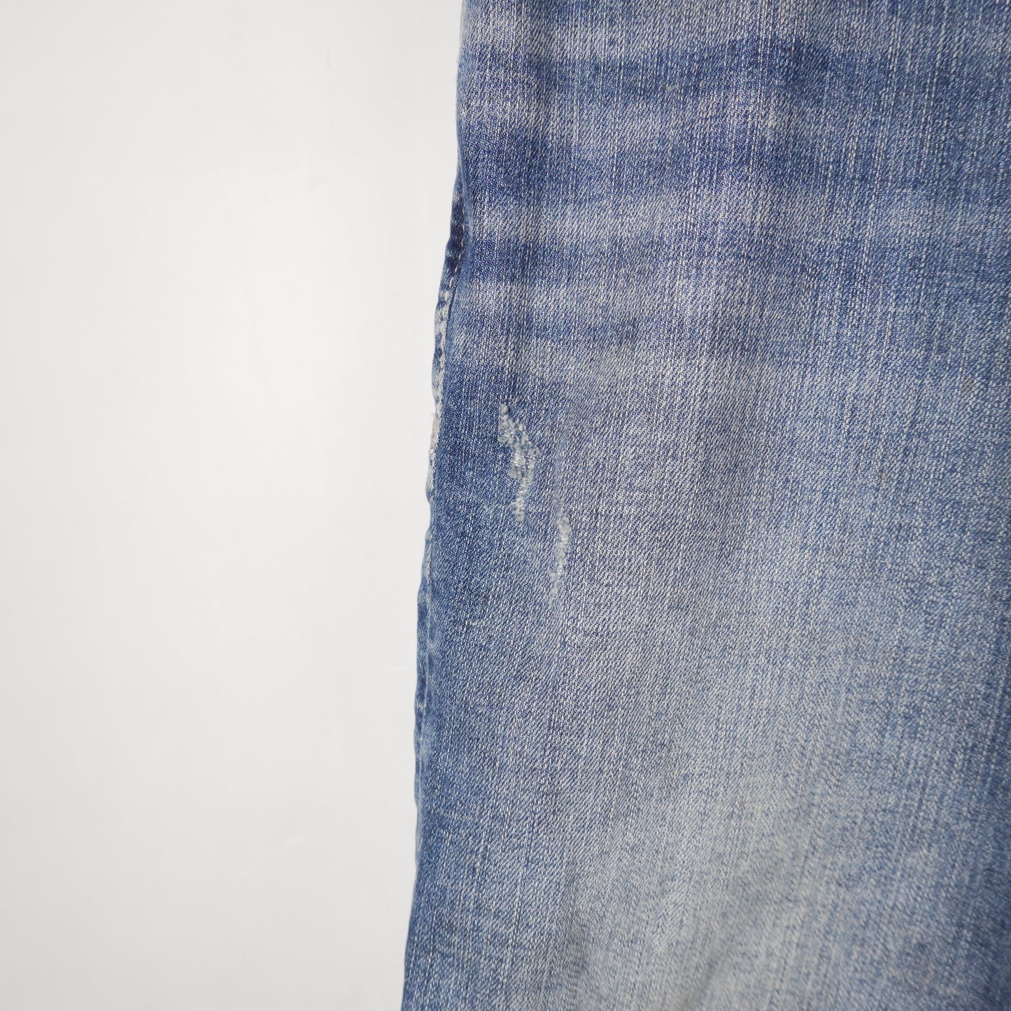 Y2K Silver Denim Shorts - Size 36