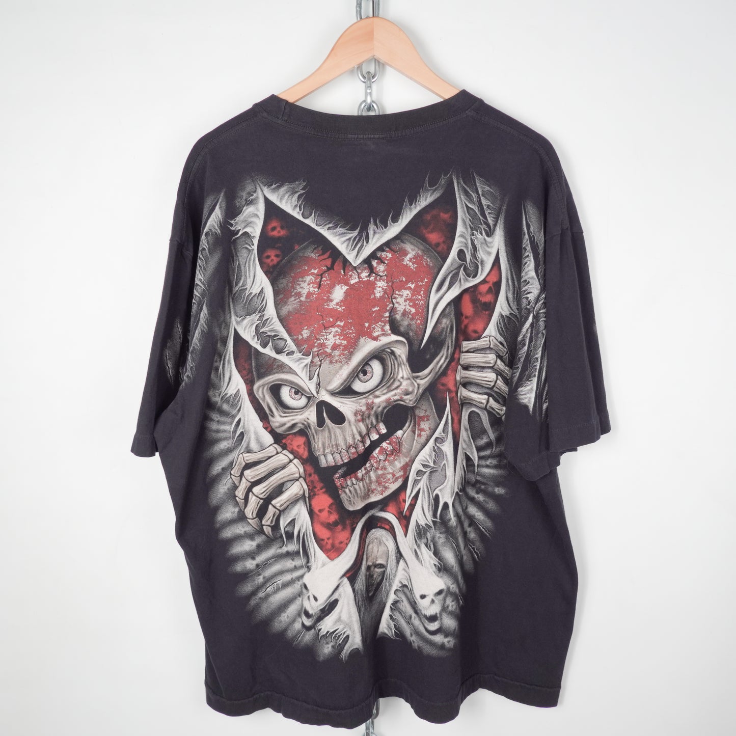 Vintage Skull Ripper Tee - Size XL