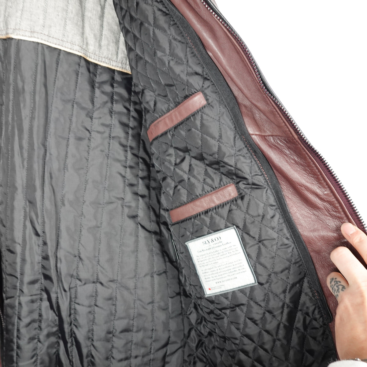 Sly & Co Leather Jacket - Size M