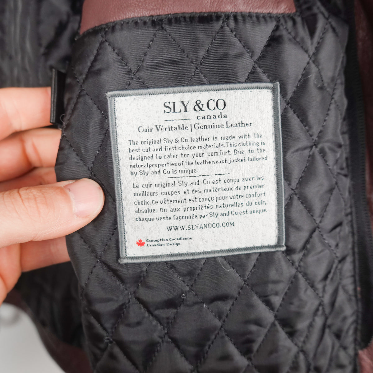 Sly & Co Leather Jacket - Size M