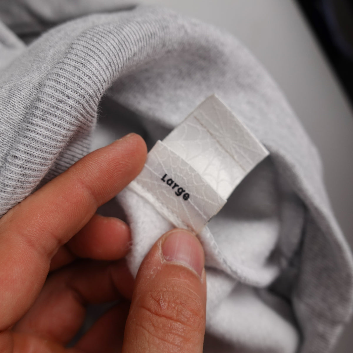 Sp5der Grey Hoodie - Size L