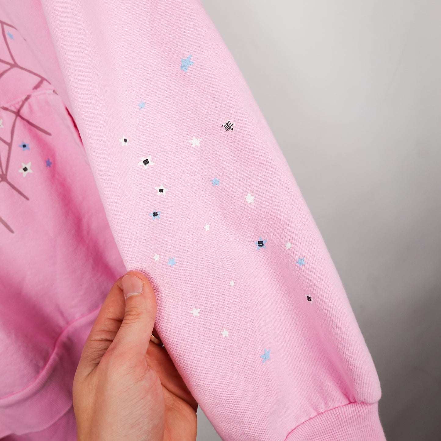 Sp5der OG Pink Web Hoodie - Size XL