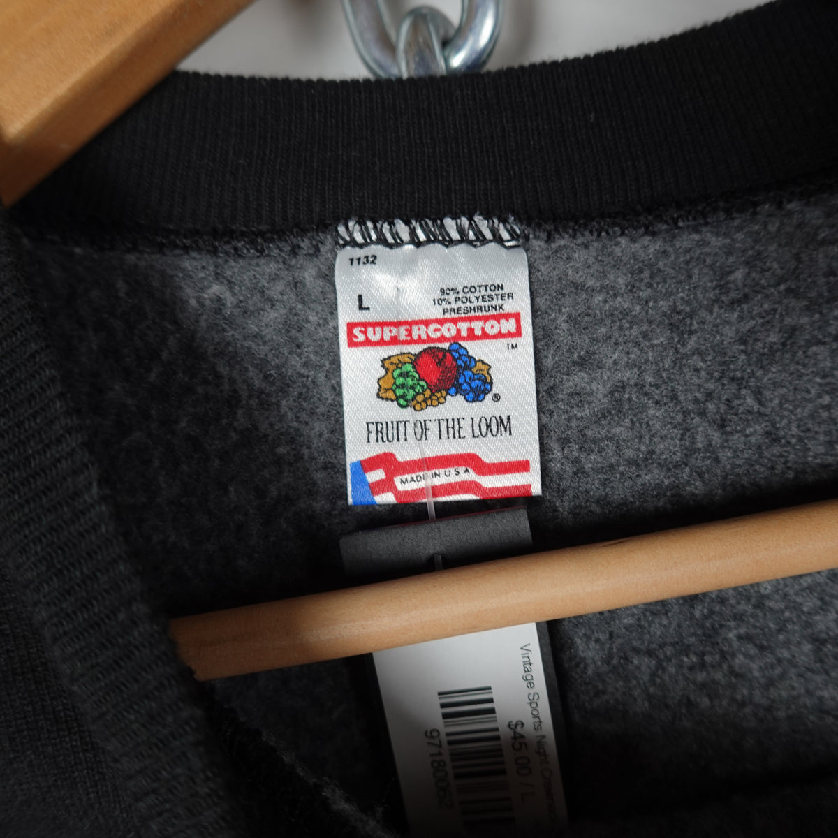 Vintage Sports Night Crewneck - Size L