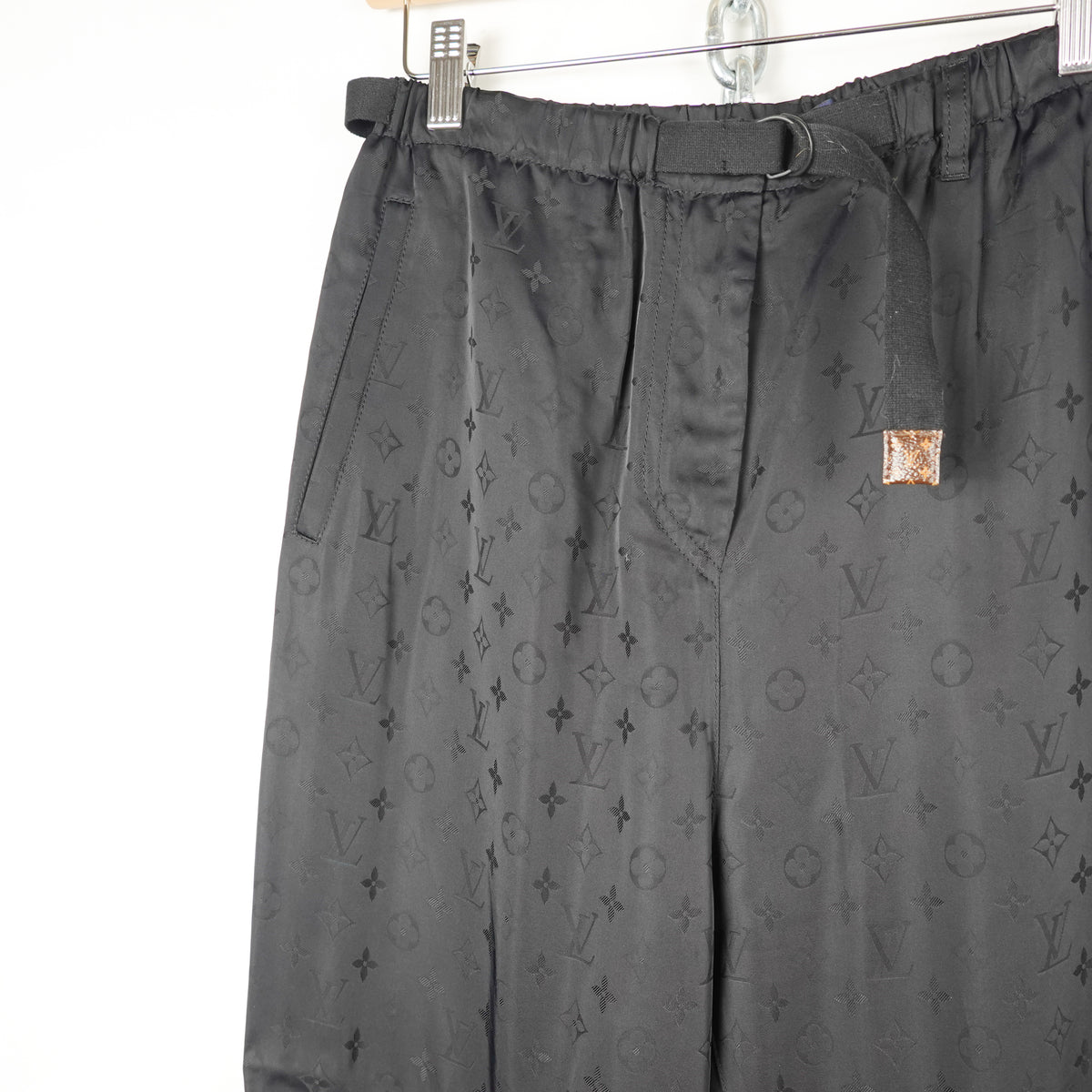 SS20 Louis Vuitton Monogram Satin Pant - Size 28