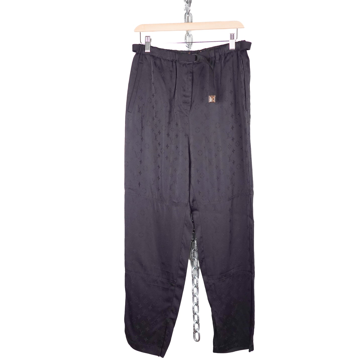 SS20 Louis Vuitton Monogram Satin Pant - Size 28
