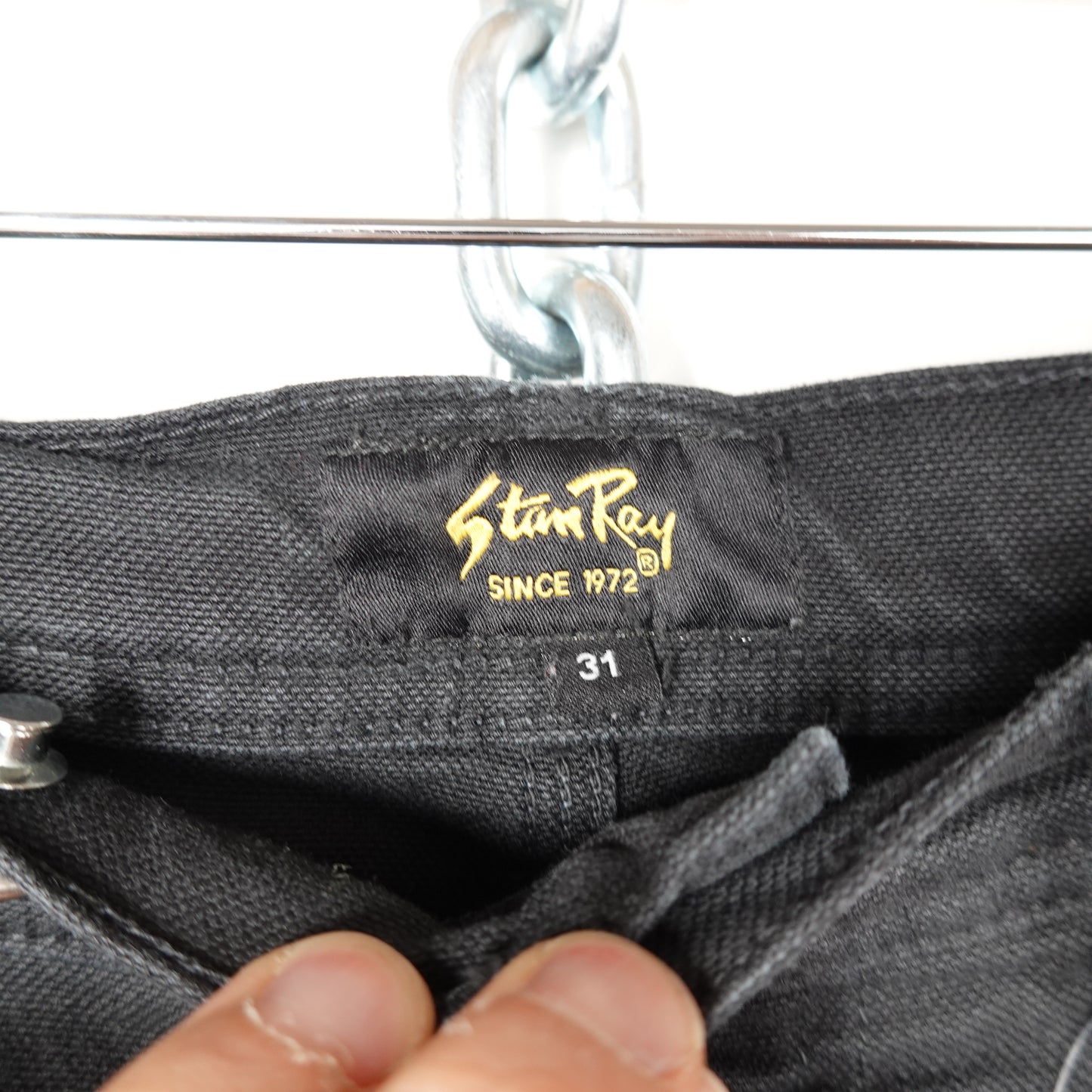 Stan Ray Black Carpenter Pants - Size 32