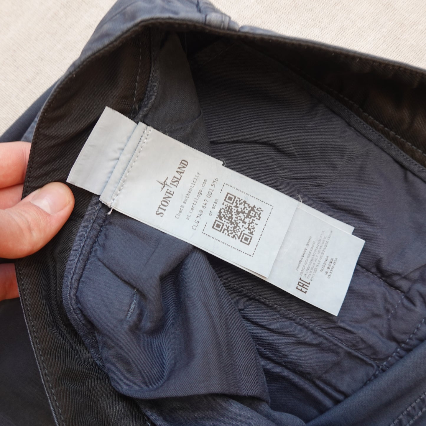 Stone Island Navy Cargo Pants - Size 36