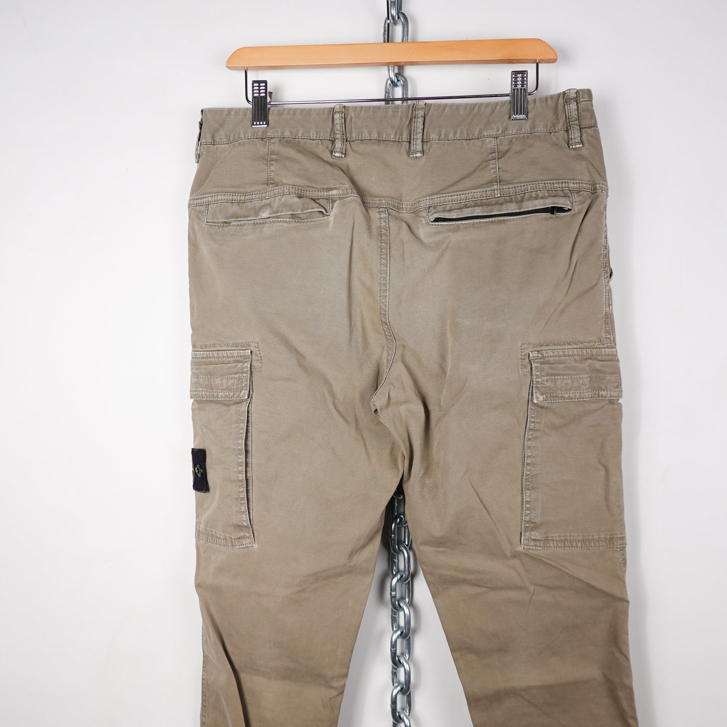 Stone Island Light Green Cargo Pant - Size 32