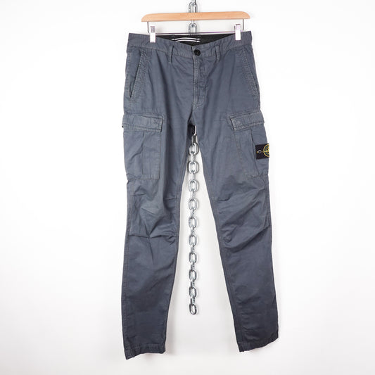 Stone Island Grey Cargo Pants - Size 32