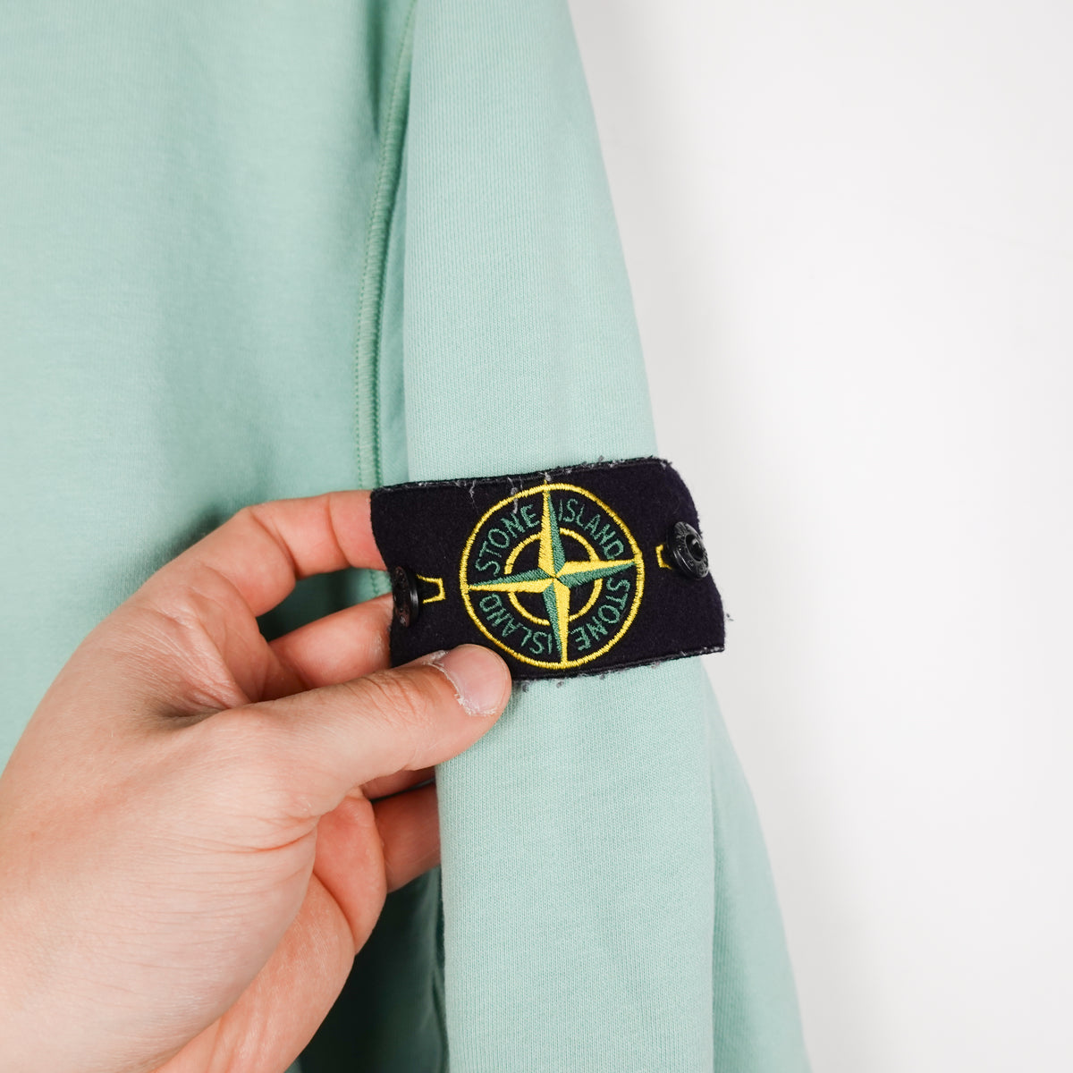 Stone Island Mint Zip Hoodie - Size L