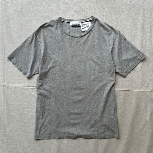 Stone Island Grey Logo Tee - Size L