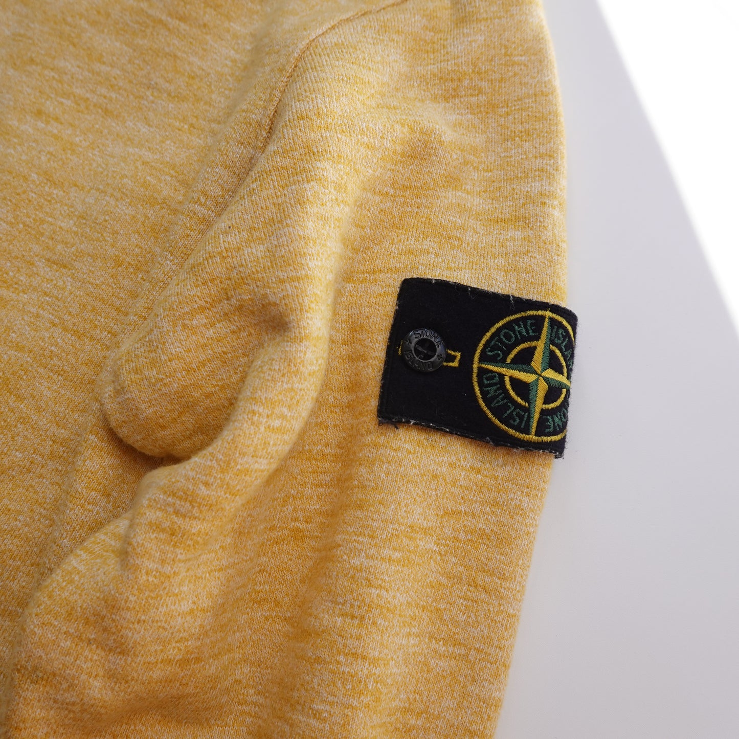 Stone Island Yellow Ninja Hoodie - Size S