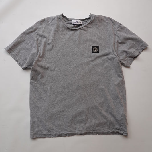 Stone Island Logo Tee GREY - Size XL