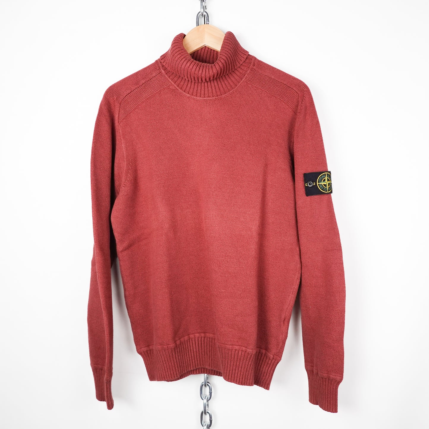 Stone Island Knit Turtleneck Sweater - Size L
