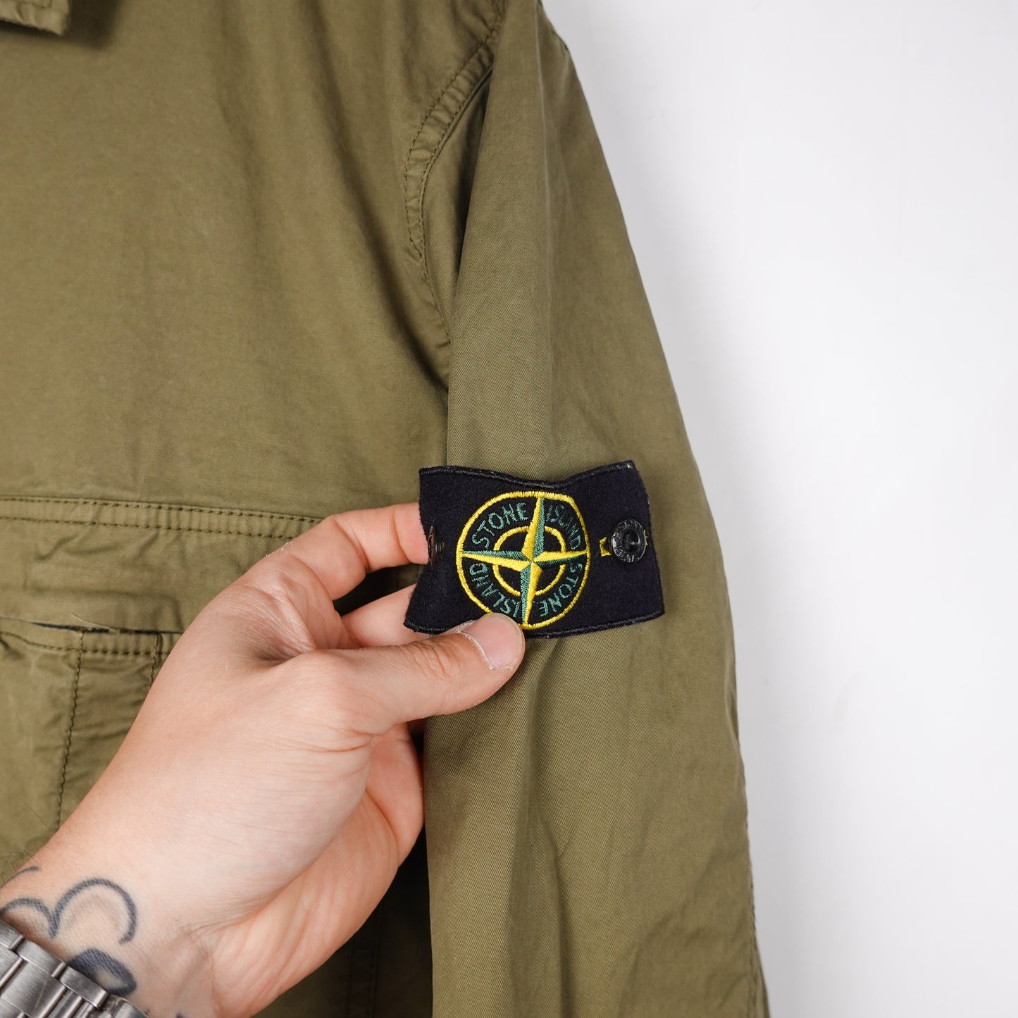 Stone Island Zip Up Shirt - Size XXL