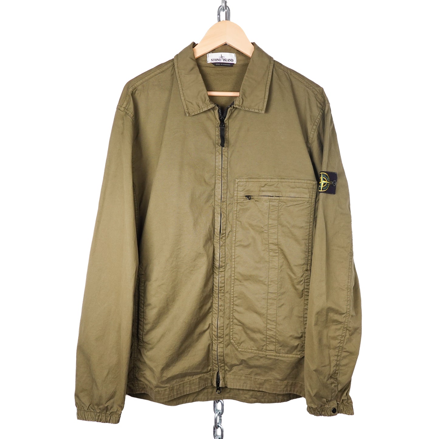 Stone Island Zip Up Shirt - Size XXL