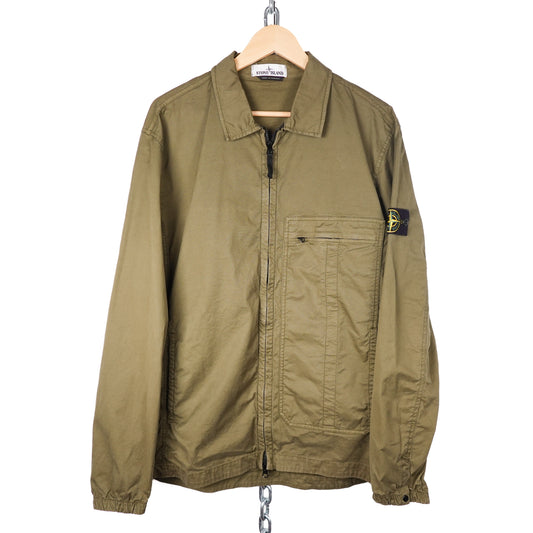 Stone Island Zip Up Shirt - Size XXL