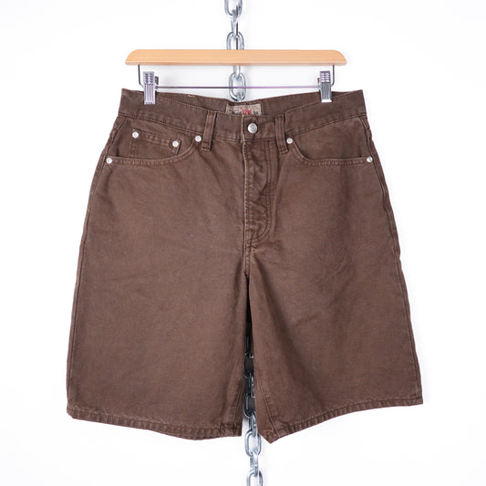 Stussy Big Ol' Jean Brown Shorts - Size 30