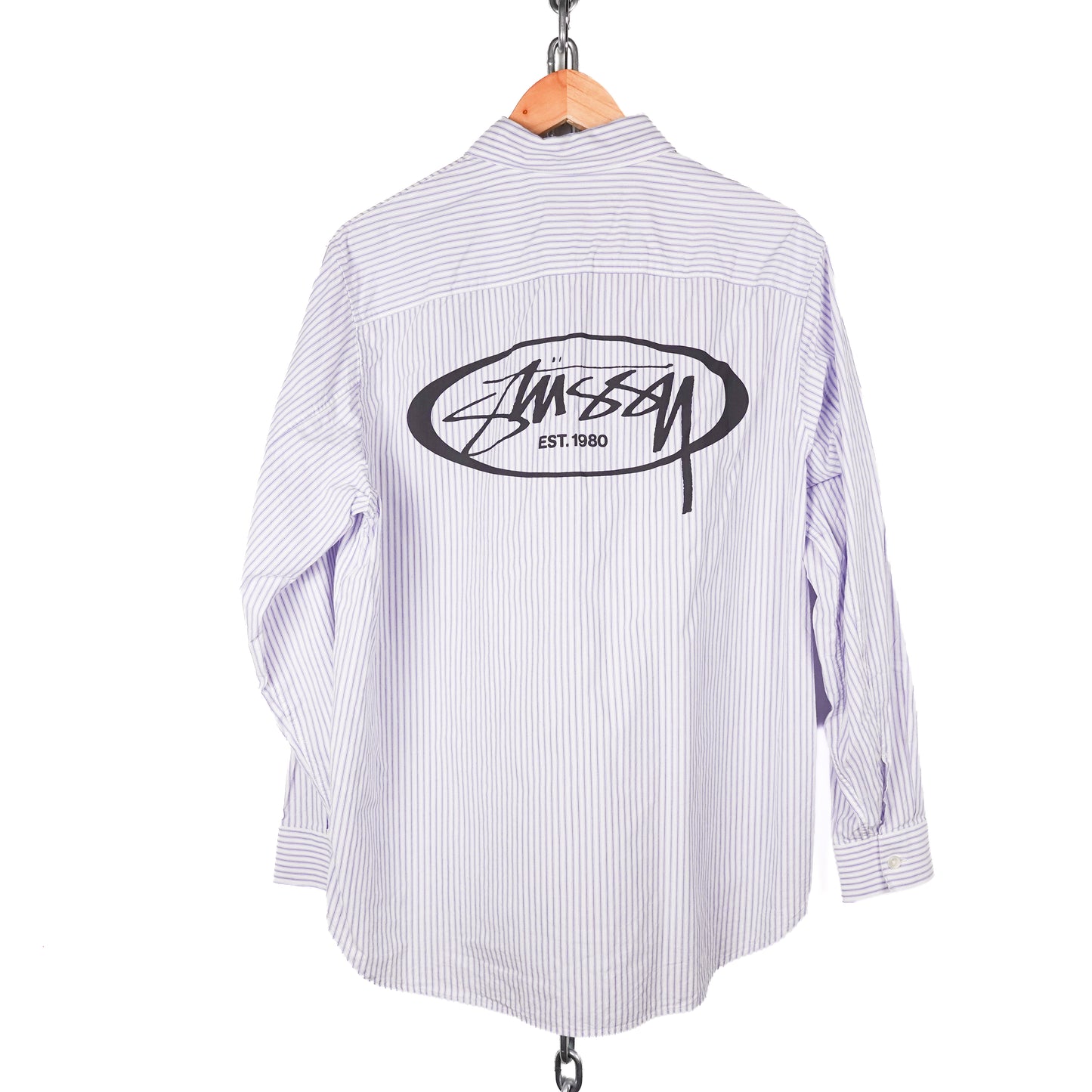Stussy Logo Button Up Shirt - Size S