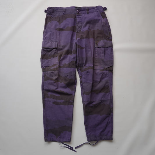 Stussy Blue Camo Cargos - Size 36