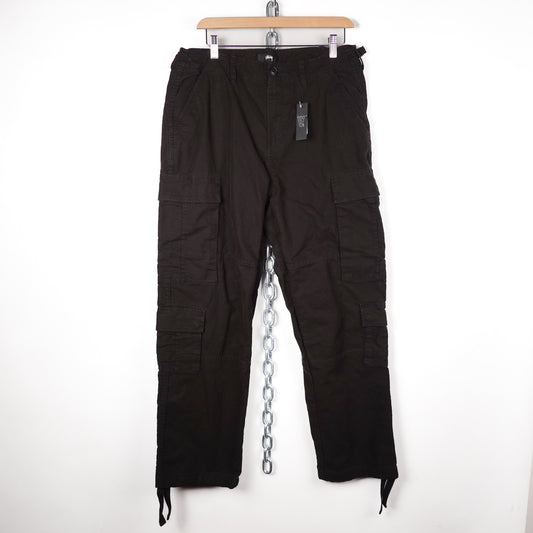 Stussy Black Cargo Pants - Size 30