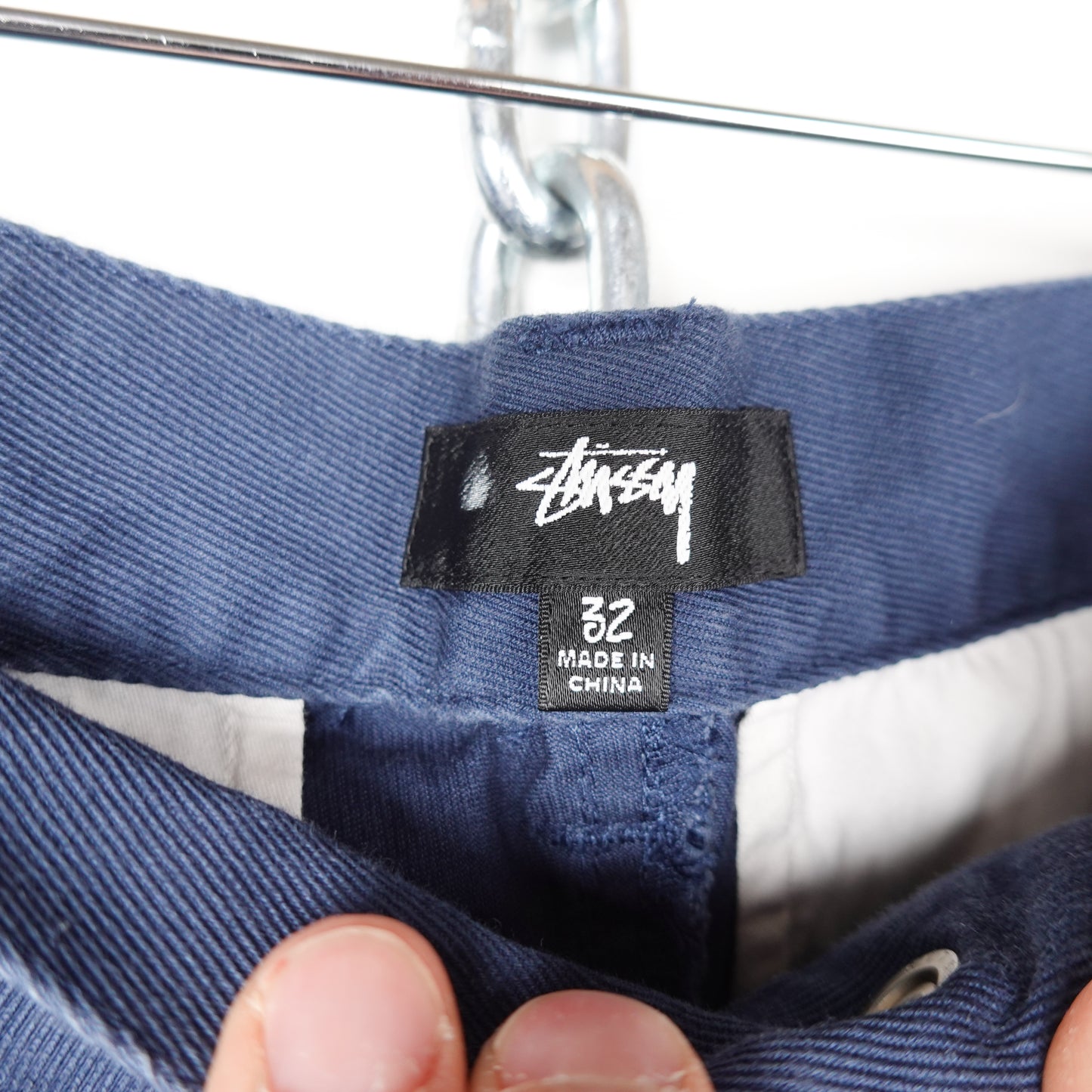 Stussy Navy Chino Pants - Size 32