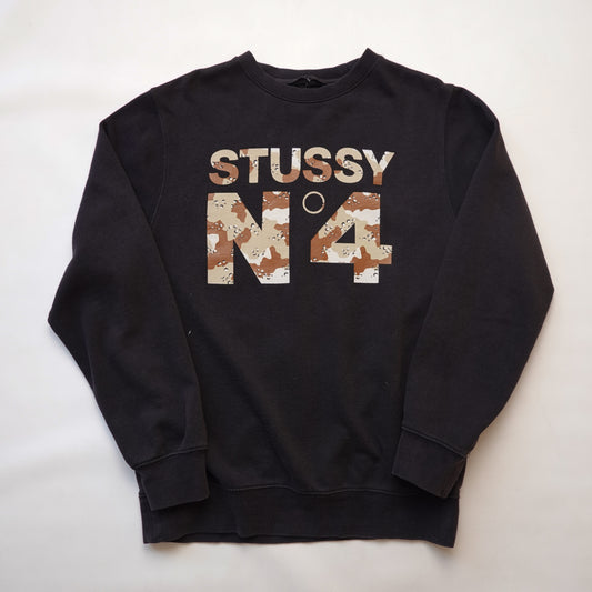 Stussy Camo Logo Crew - Size S